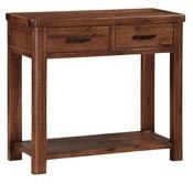 Andorra 2 Drawer Console - Dark Wood