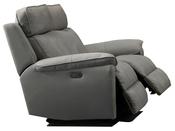 Continental Leather Electric 2 Seater - Light Grey | Navy Blue