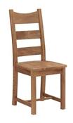 Danube Dining Chair Solid Oak Seat image