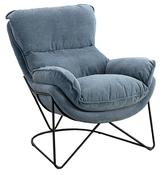 Bray Accent Chair - Washed Denim image