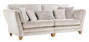 Athena 3 Seater High/Pillow Back Sofa - Grey | Marine | ​Silver | Taupe image