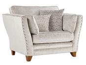 Athena High/Pillow Back Love Chair - Grey | Marine | Silver | Taupe image