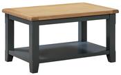 Capri Oak Coffee Table - Midnight Blue | Oak image