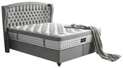 Elvin Ottoman by Homelee - Grey Linen image