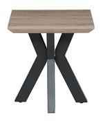 Manhattan Lamp Table - Grey | Oak | Light Walnut image