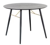 Barcelona Round Dining Table 1 Metre - Black &amp; Copper image