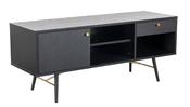 Barcelona TV Unit 1.2 Metre - Black &amp; Copper image