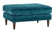 Perth Footstool - Monsoon Fabric | Elsie Fabric | Perugia Fabric image