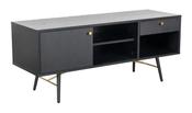 Barcelona TV Unit 1.5 Metre - Black &amp; Copper image
