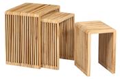 Bari Nest of Tables - Teak image