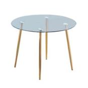 Oslo Round Glass Dining Table image