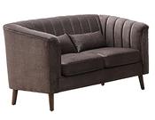 Charlotte 2 Seater Static Sofa - Winter Moss | Graphite image