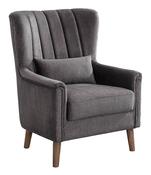 Charlotte Armchair - Graphite​ | Winter Moss image