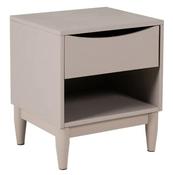 Alesta Bedside Locker - Grey | White image