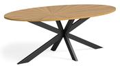 Viento Oak Oval Dining Table with Starburst Leg image