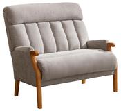 Blaze Fireside Loveseat - Silver image
