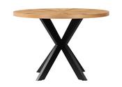 Viento Oak Round Dining Table with Starburst Leg image