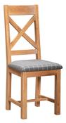 Saoirse Oak X Back Dining Chair image