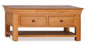 Delta Oak 2 Drawer Coffee Table image