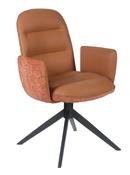 Pippa Swivel Armchair - Brown | Sky Grey image