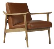 Oliver Occasional Chair - Tan Leather image