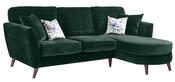 Antigua Small Chaise - Green | Grey | Mink | Natural | Teal