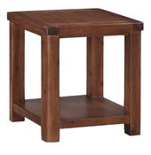 Andorra End Table - Dark Wood image