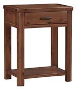 Andorra 1 Drawer Console Table - Dark Wood image