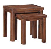 Andorra Nest of Tables - Dark Wood image