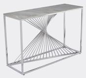 Calabria Console Table - Sintered Stone | Stainless Steel image