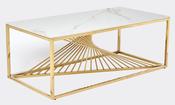 Calabria Coffee Table - Sintered Stone | Gold image