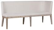 Falun Long Corner Bench - Dark Grey | Natural image