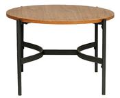 Beau Round Lamp Table - Brown image