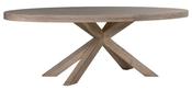 Falun Oval Dining Table - Smoked Oak image
