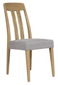 Hadley Dining Chair Slat Back - Natural Oak | Grey Oak image