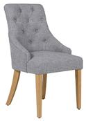 Renata Dining Chair - Natural | Dark Grey image