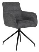 Theo Dining Chair - Charcoal | Natural image