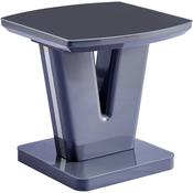 Vicenza Lamp Table - Light Grey | Dark Grey image