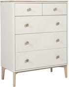 Marlow 5 Drawer Medium Chest - Cashmere Oak