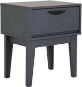 Luna Bedside Table - Dark Grey | Taupe image