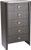 Rhodes 5 Drawer Tall Chest - Ebony image