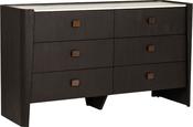 Rhodes 6 Drawer Dressing Chest - Ebony image