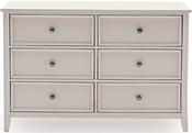Mila 6 Drawer Wide Chest - Clay image