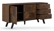 Nevada Triple Sideboard - 2 Doors &amp; 3 Drawers - Mindi Wood image