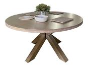 Pederson Round 1.5m Dining Table - Smoked Oak image