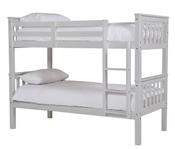 Bronson Single Bunk Bed - Grey | White image