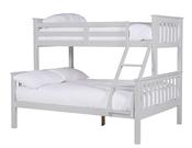 Bronson Triple Bunk Bed - Grey | White image
