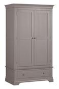 Province Two Door Wardrobe - Grey | White image