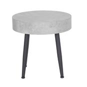 Verona Lamp Table - Grey Marble | Warm Oak image
