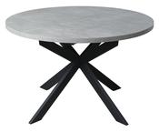 Greystones Concrete Round Extending Dining Table - 1.2 to 1.5 Metre
